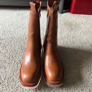 Brown boots